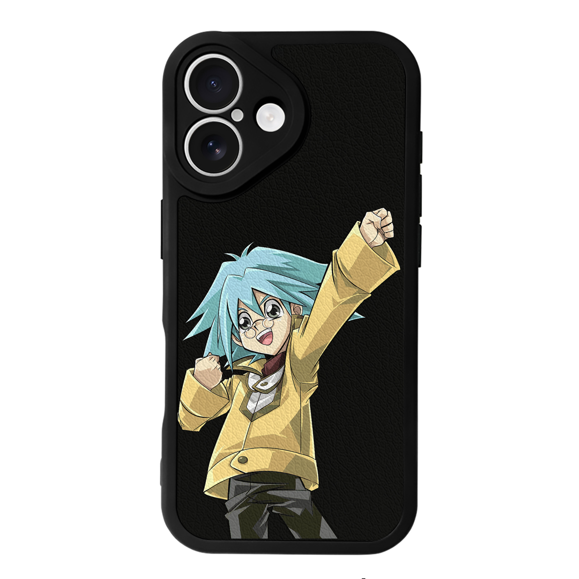 遊☆戯☆王 Yu-Gi-Oh! 【iPhone 16シリーズ対応】シリコンスマホケース（レザー調） 材質：シリコン